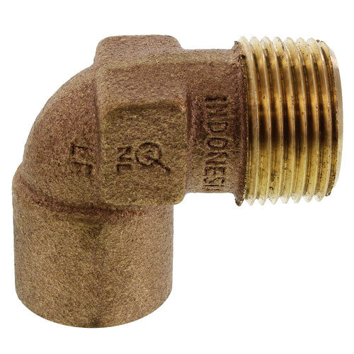 1-1/4" CxM 90° Elbow (Lead Free)
