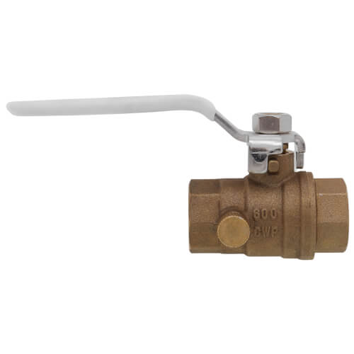 Main product image of 1/2" Full Port Ball & Waste Threaded Ball Valve (Lead Free)