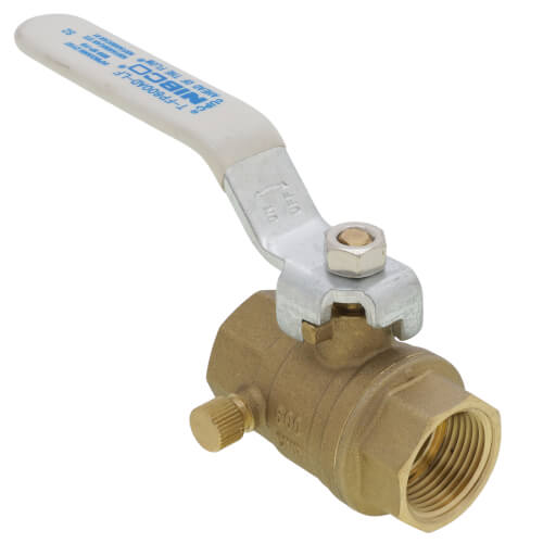 Main product image of 3/4" Full Port Ball & Waste Threaded Ball Valve (Lead Free)