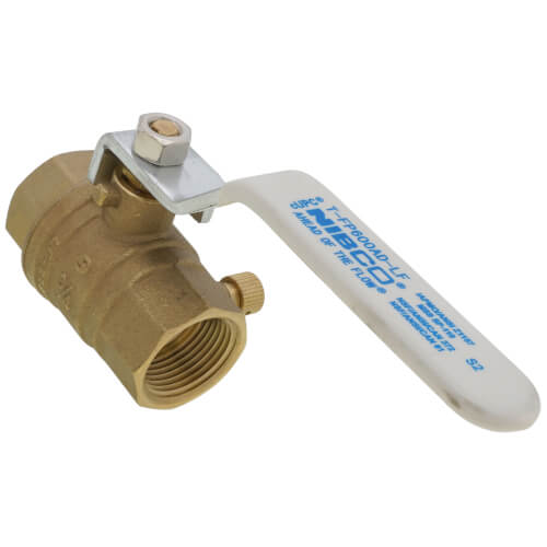 Main product image of 3/4" Full Port Ball & Waste Threaded Ball Valve (Lead Free)