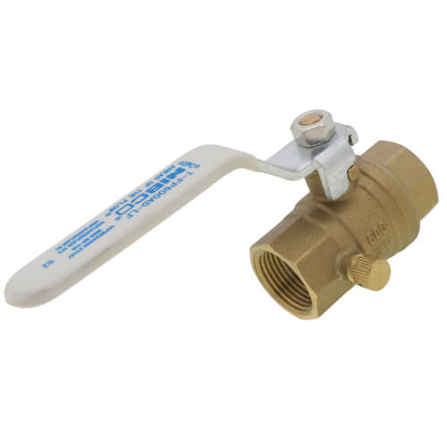 Main product image of 3/4" Full Port Ball & Waste Threaded Ball Valve (Lead Free)