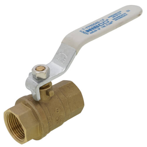 Main product image of 3/4" Full Port Ball & Waste Threaded Ball Valve (Lead Free)
