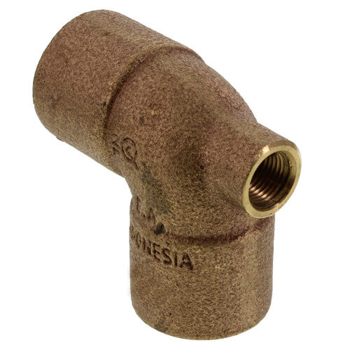 Main product image of 1" x 1/8" x 1" CxFxC Baseboard Tee (Lead Free)