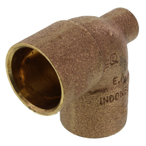 Main product image of 1" x 1/8" x 1" CxFxC Baseboard Tee (Lead Free)