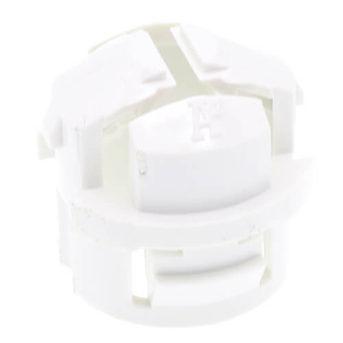 Main product image of 1/2" White Button Non-Metallic Push-In Cable Connector