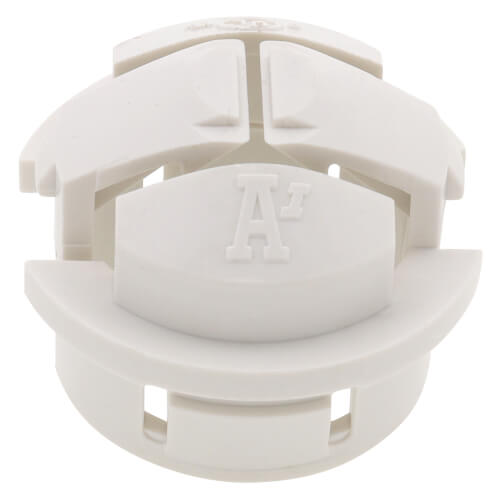 Main product image of 3/4" White Button Non-Metallic Push-In Cable Connector