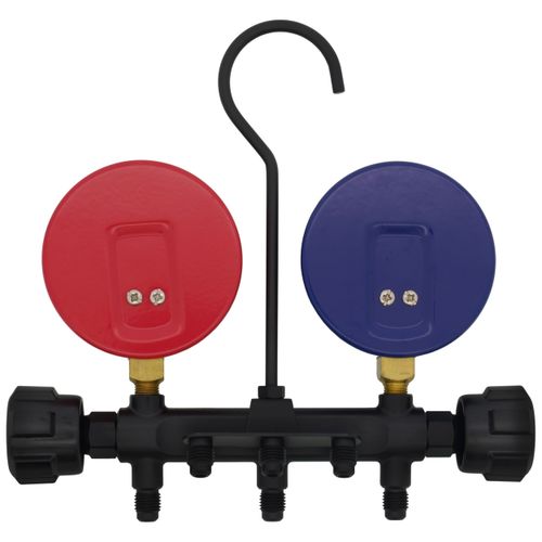 Main product image of 3-1/8" OD Pro Series Manifold Gauge, Brass Body, for R22/410A/134a/404A Refrigerants