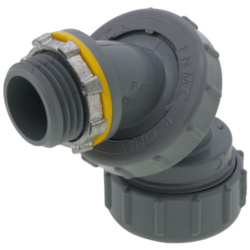 Main product image of 1/2" Zero to 90 Non-Metallic Connector