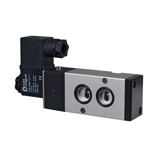 Main product image of 4-Way Namur Solenoid Valve with 24V DC DIN Connection