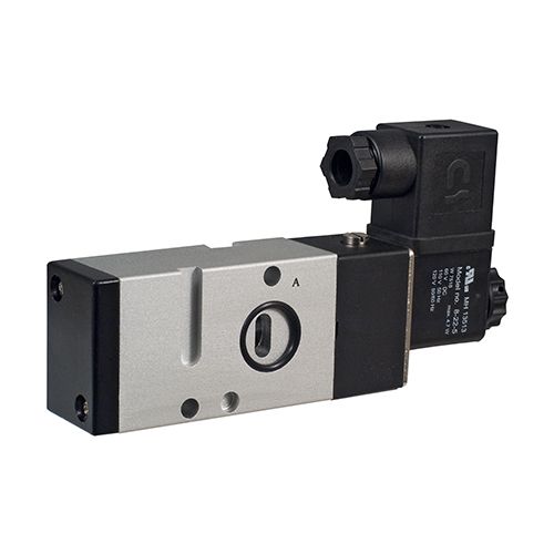 Main product image of 3-Way Namur Solenoid Valve with 24V DC DIN Connection