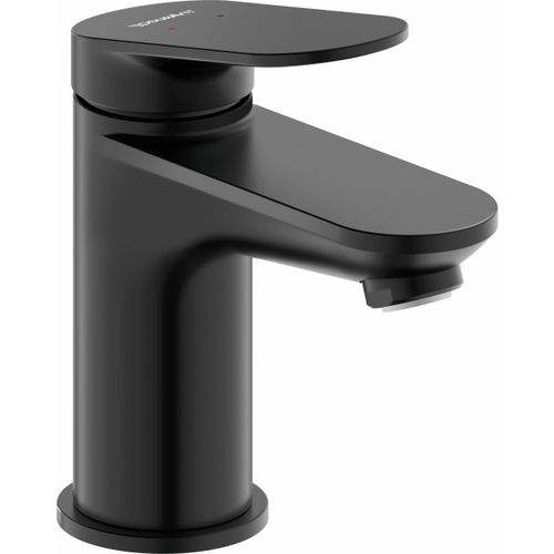 Main product image of Duravit No.1 5-1/8" Single Hole Bathroom Sink Faucet w/ Drain (Matte Black), NO1010001U46