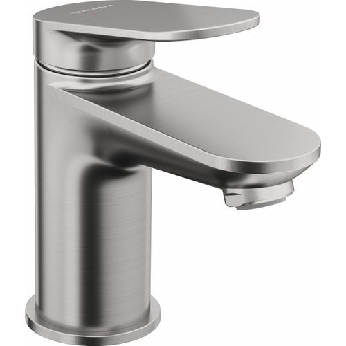Main product image of Duravit No.1 5-1/8" Single Hole Bathroom Sink Faucet w/ Drain (Brushed Nickel), NO1010001U70