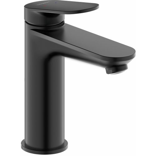 Main product image of Duravit No.1 6-3/4" Single Hole Bathroom Sink Faucet w/ Drain (Matte Black), NO1020001U46