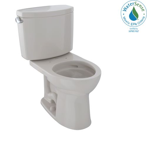 Main product image of CST453CEFG#12 Drake II 2-Piece Round 1.28 GPF Universal Height Toilet w/ CEFIONTECT (Sedona Beige)