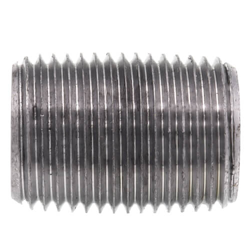 NPBL1200 Everflow NPBL1200 1/2" x Close Black Nipple