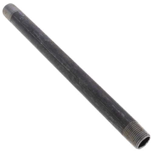 Main product image of 1/2" x 10-1/2" Black Steel Nipple
