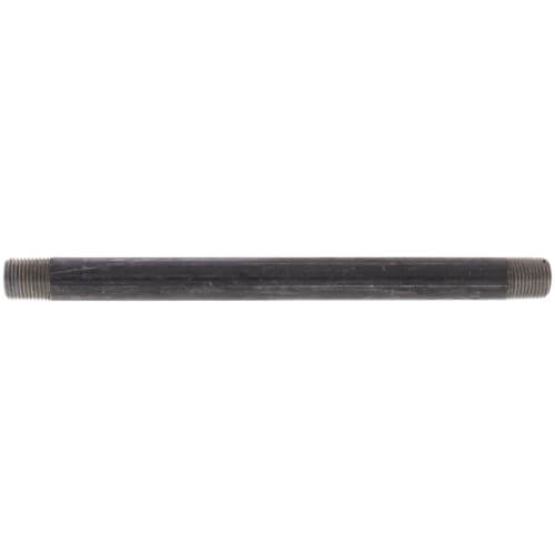 Main product image of 1/2" x 10-1/2" Black Steel Nipple
