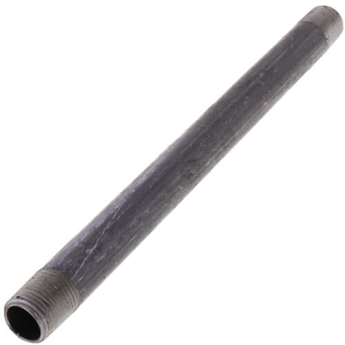 Main product image of 1/2" x 10-1/2" Black Steel Nipple