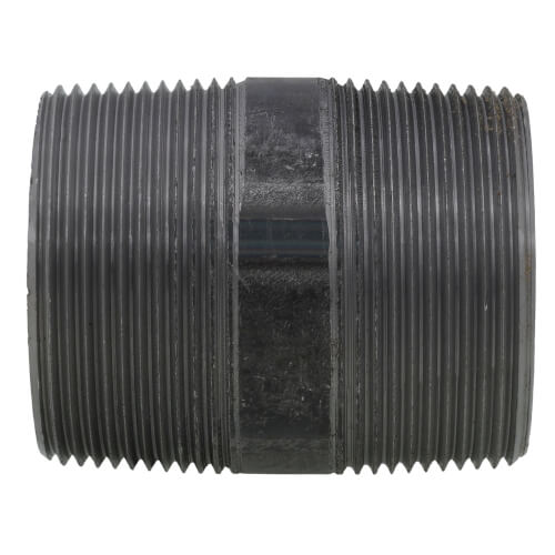 Main product image of 2-1/2" x 3-1/2" Black Nipple