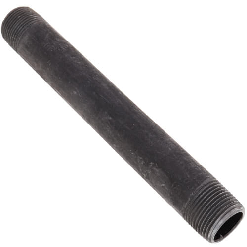 Main product image of 3/4" x 7-1/2" Black Steel Nipple