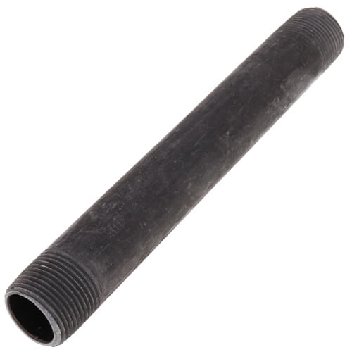 Main product image of 3/4" x 7-1/2" Black Steel Nipple
