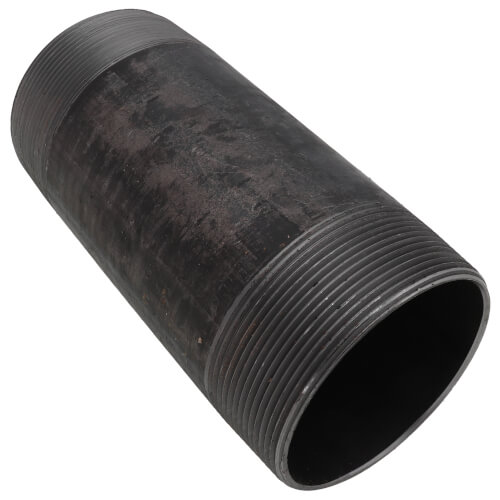 4" x 9" Black Nipple
