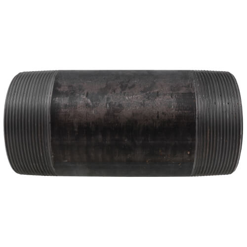 4" x 9" Black Nipple