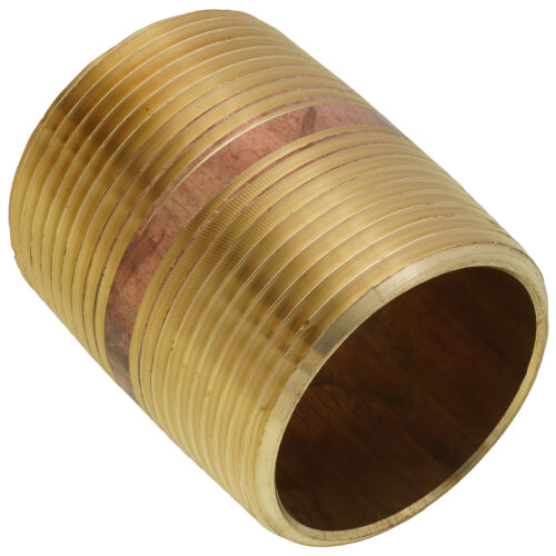 Main product image of 1-1/4" x 2" Brass Nipple