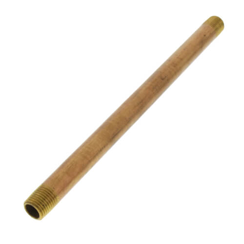 Everflow Supplies NPBR1480 8 Long Brass Nipple Pipe Fitting with 1/4 Nominal Diameter and NPT Ends Everflow Supplies NPBR1480 8 Long Brass Nipple Pipe Fitting with 1/4 Nominal Diameter and NPT Ends