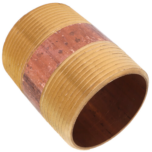 Main product image of 2-1/2" x 3-1/2" Brass Nipple