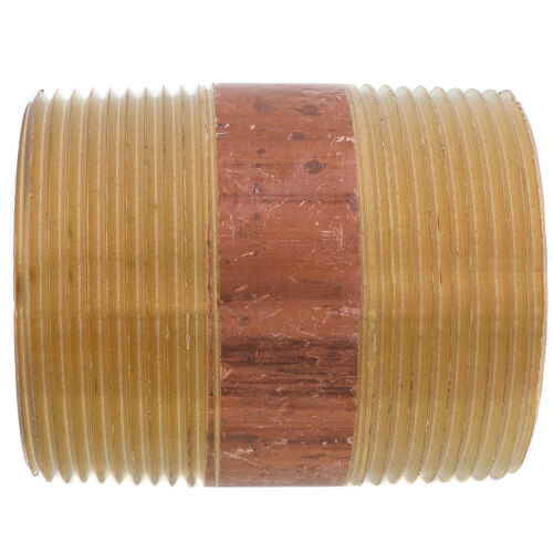 Main product image of 2-1/2" x 3-1/2" Brass Nipple