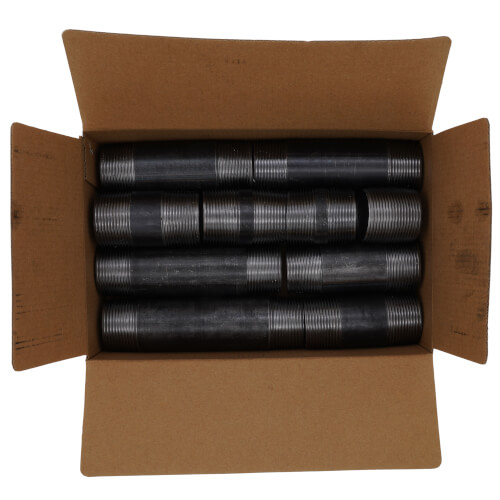 Main product image of 1-1/4" Black Nipple Set (Close to 6" Length)