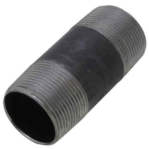 Main product image of 1-1/4" Black Nipple Set (Close to 6" Length)