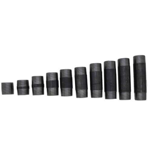 Main product image of 1-1/4" Black Nipple Set (Close to 6" Length)