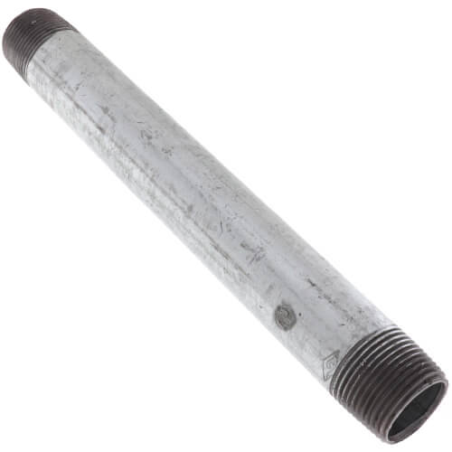 Main product image of 1/4" x 9" Galvanized Steel Nipple