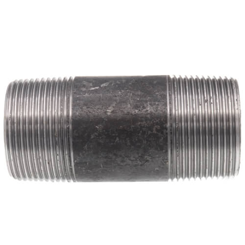 Main product image of 1-1/4" x 3-1/2" Schedule 80 Heavy Duty Black Nipple
