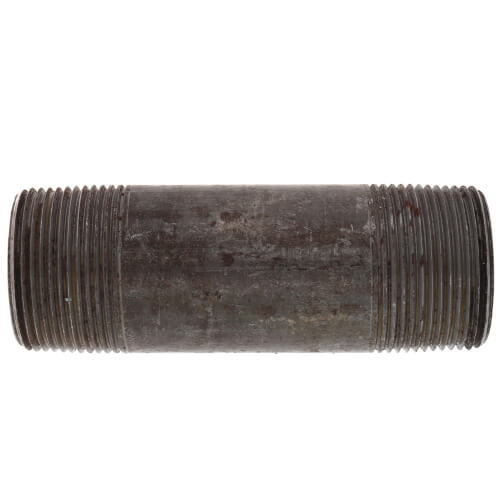 Main product image of 1-1/4" x 4-1/2" Schedule 80 Heavy Duty Black Nipple