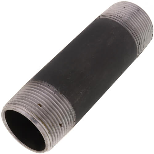 Main product image of 1-1/4" x 5" Schedule 80 Heavy Duty Black Nipple