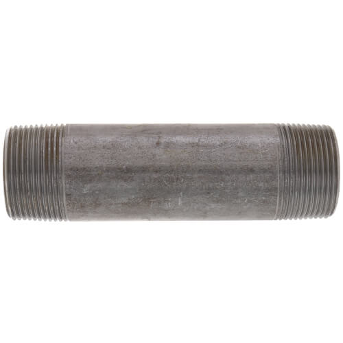 Main product image of 1-1/4" x 5-1/2" Schedule 80 Heavy Duty Black Nipple
