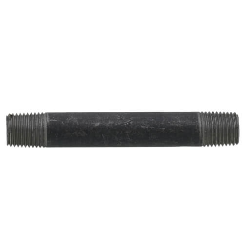 Main product image of 1/4" x 3-1/2" Schedule 80 Heavy Duty Black Nipple
