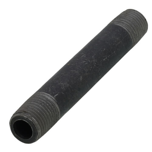 Main product image of 1/4" x 3-1/2" Schedule 80 Heavy Duty Black Nipple