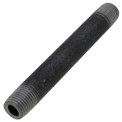 Main product image of 1/4" x 4" Schedule 80 Heavy Duty Black Nipple