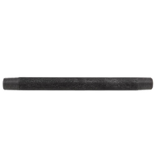 Main product image of 1/4" x 6" Schedule 80 Heavy Duty Black Nipple