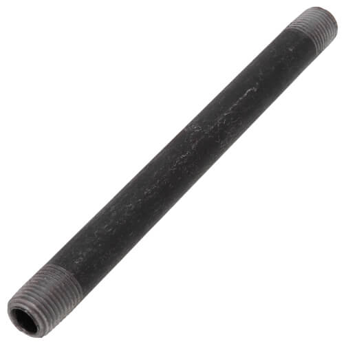 Main product image of 1/4" x 6" Schedule 80 Heavy Duty Black Nipple