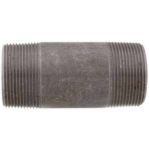 Main product image of 1-1/2" x 4" Schedule 80 Heavy Duty Black Nipple