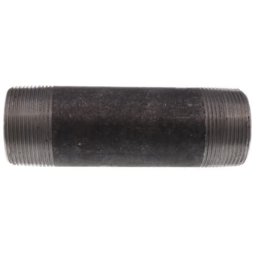 Main product image of 1-1/2" x 5-1/2" Schedule 80 Heavy Duty Black Nipple