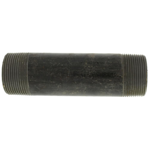 Main product image of 1-1/2" x 6" Schedule 80 Heavy Duty Black Nipple