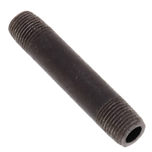 Main product image of 1/8" x 2" Schedule 80 Heavy Duty Black Nipple