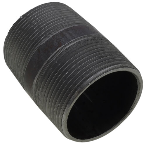 Main product image of 2-1/2" x 3-1/2" Schedule 80 Heavy Duty Black Nipple