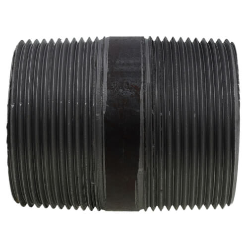 Main product image of 2-1/2" x 3-1/2" Schedule 80 Heavy Duty Black Nipple